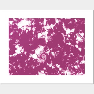 Berry pink Storm - Tie Dye Shibori Texture Posters and Art